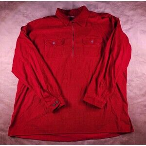 vintage men's Marlboro UNLIMITED Red Corduroy Shirt XXL